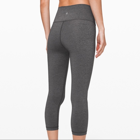 lululemon athletica Pants - BNWT Lululemon WU HR Luxtreme Crop Heathered black